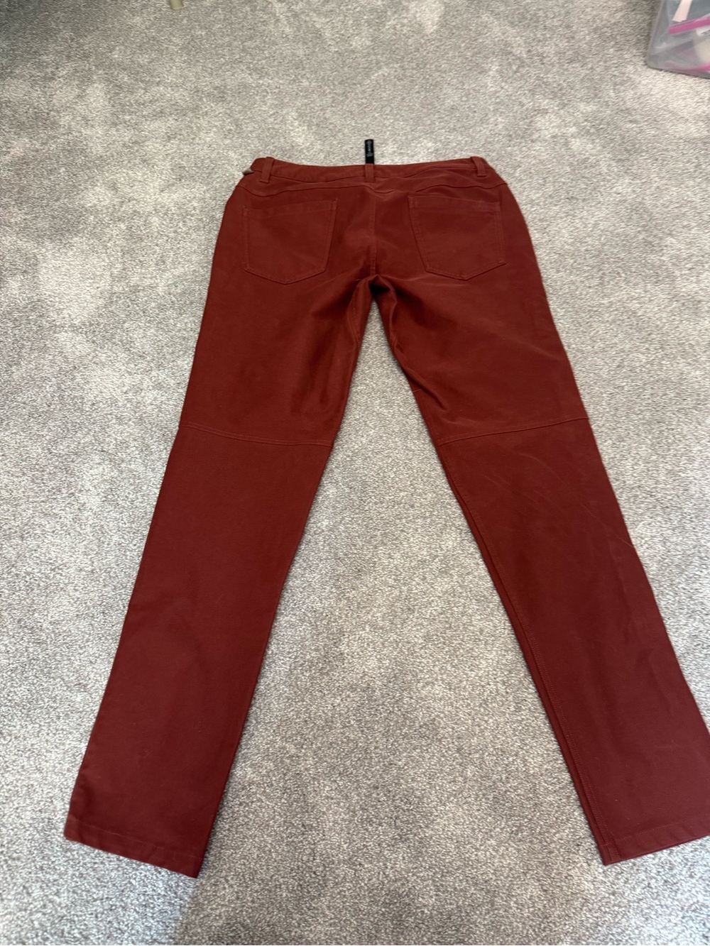 Lululemon Men’s ABC Utilitech Slim Pants with 5 Pockets Rust 32x32 NWOT